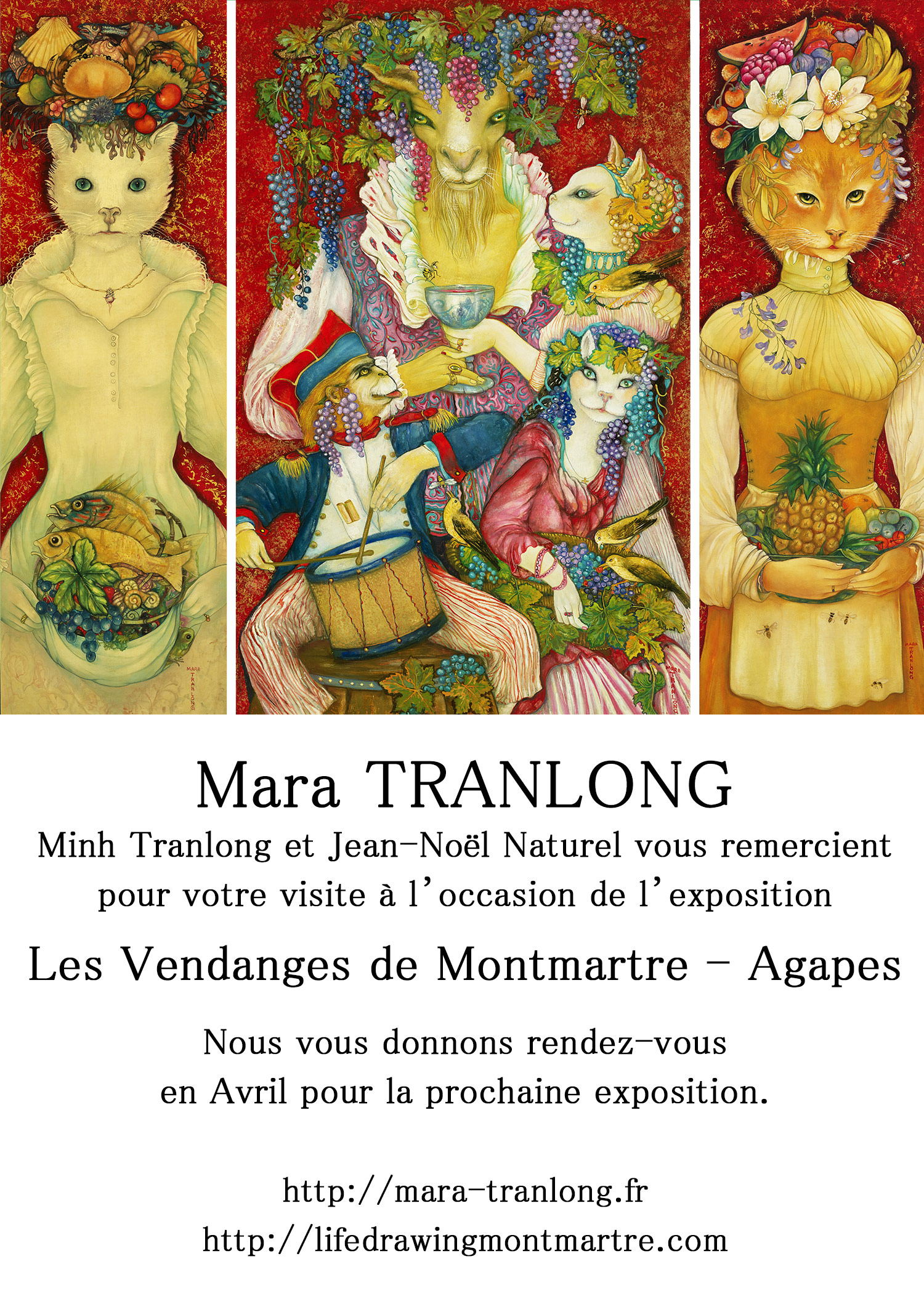 Mara Tranlong "Les Vendanges de Montmartre - Agapes"
